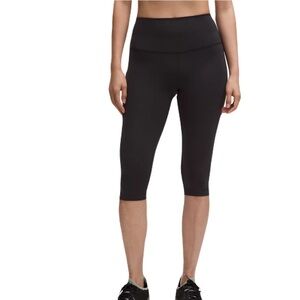 lululemon athletica Wunder Under Black Cropped Leggings